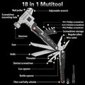 Upgraded 18 in 1 Multitool,Professional Stainless Steel ahmedmart