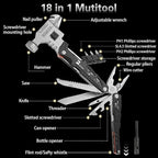 Upgraded 18 in 1 Multitool,Professional Stainless Steel ahmedmart