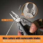 Upgraded 18 in 1 Multitool,Professional Stainless Steel ahmedmart